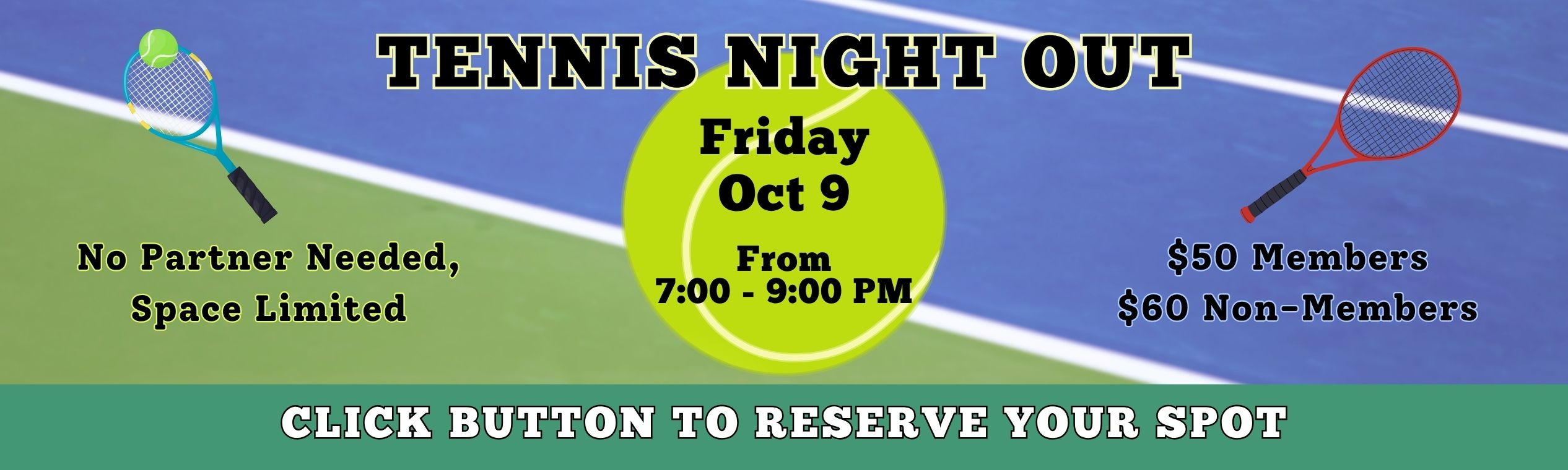 October 2026 Tennis Night Out Banner